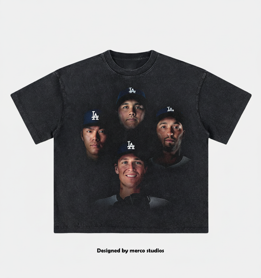 LA DODGERS FOUR TEE