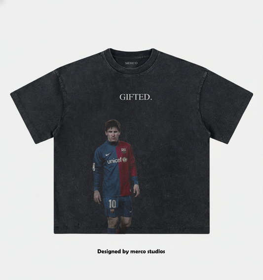Natural Gift Messi Vintage Tee