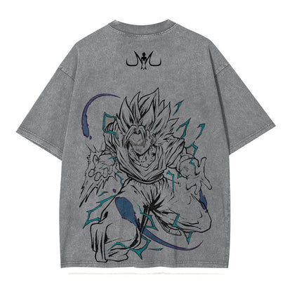 SON GOKU ANIME OVERSIZED TEE 丨 DRAGON BALL-[BACK]