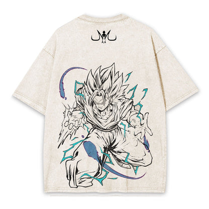 SON GOKU ANIME OVERSIZED TEE 丨 DRAGON BALL-[BACK]