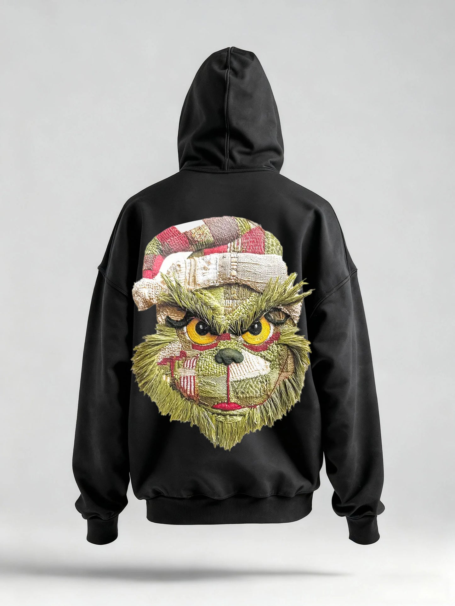 Green Grinch Christmas-Themed Graphic Tee&Hoodie