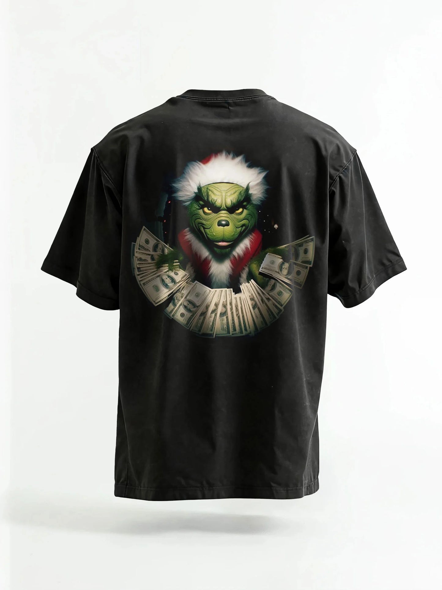 Green Grinch Christmas-Themed Graphic Tee&Hoodie