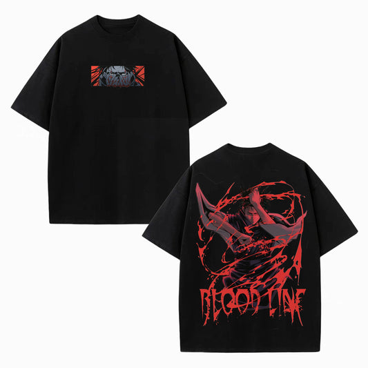 MEGUMI FUSHIGURO JUJUTSU KAISEN OVERSIZED TEE-[DS]