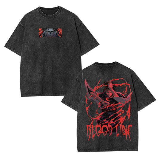 MEGUMI FUSHIGURO JUJUTSU KAISEN OVERSIZED TEE-[DS]