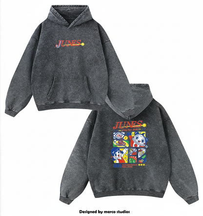 Persona 4 Junes Unisex Washed Hoodie