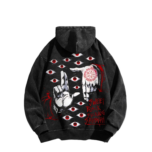 UNISEX ANIME INSPIRED VINTAGE HOODIES丨DEMON SLAYER-[DS]